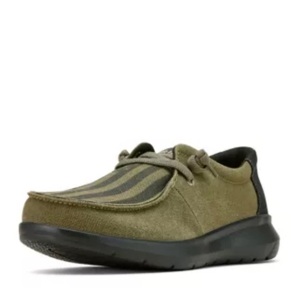 Ariat Other - ARIAT Mens Hilo Dusted Olive Green American Flag Casual Shoe Size 7